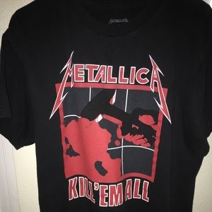 VINTAGE METALLICA TOUR T SHIRT
